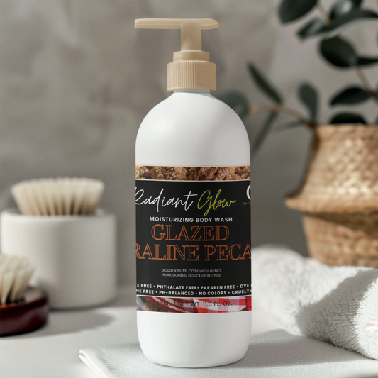 NEW! GLAZED PRALINE PECAN- Radiant Glow Moisturizing Body Wash