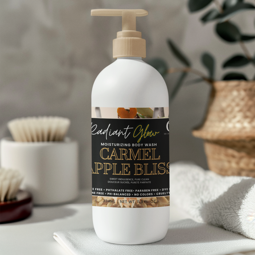 NEW! CARMEL APPLE BLISS- Radiant Glow Moisturizing Body Wash
